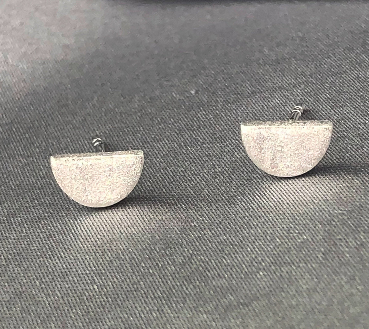Crescent — 925 Sterling Silver Mini Studs — 29