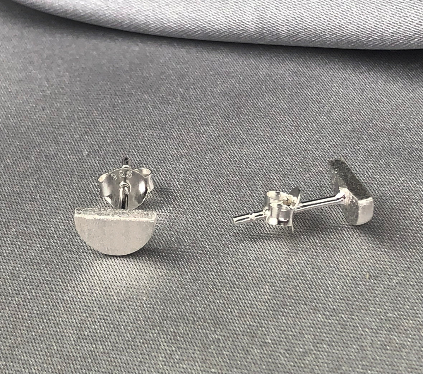 Crescent — 925 Sterling Silver Mini Studs — 29