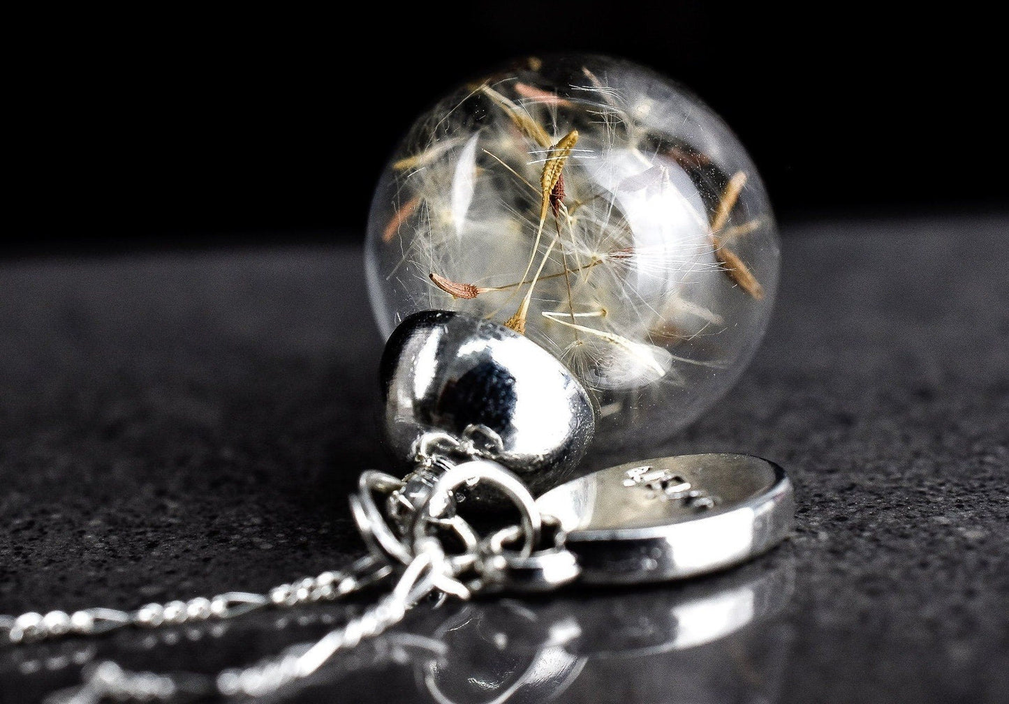 Pustflumen Chain 925 Sterling Silver Wish wish you what terrarium…