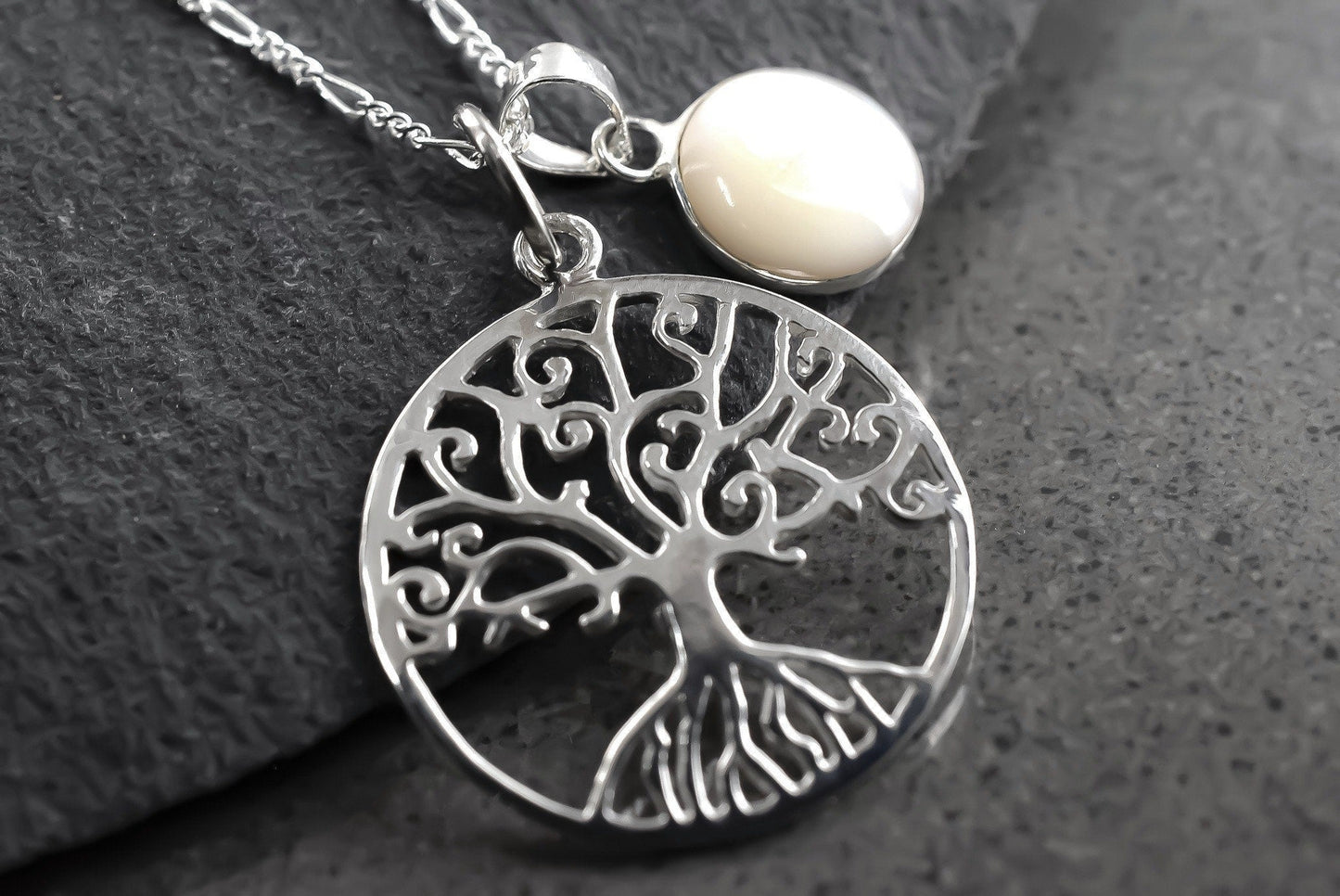 Grob & Pearl 925 Silver Chain - Maritim Nature Jewelry Elegant Necklace