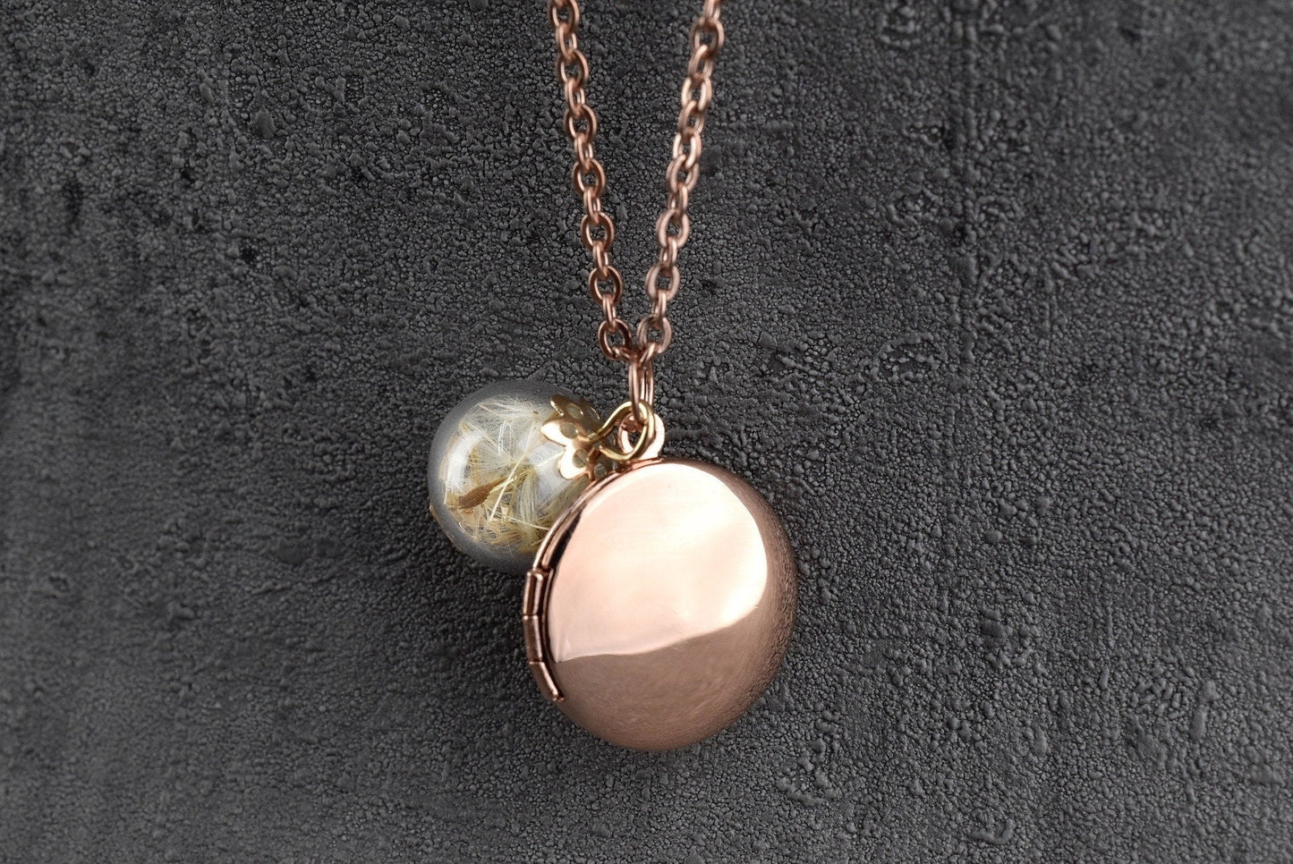 Rosegold Gold Plated Photo Dailly Chain with Pustflumen…