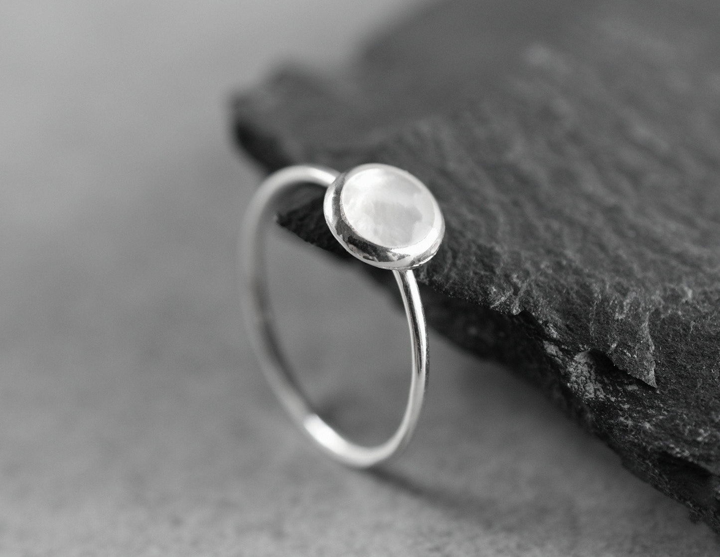Pearl Ring - 925 Sterling Silver Elegant Maritime Jewelry