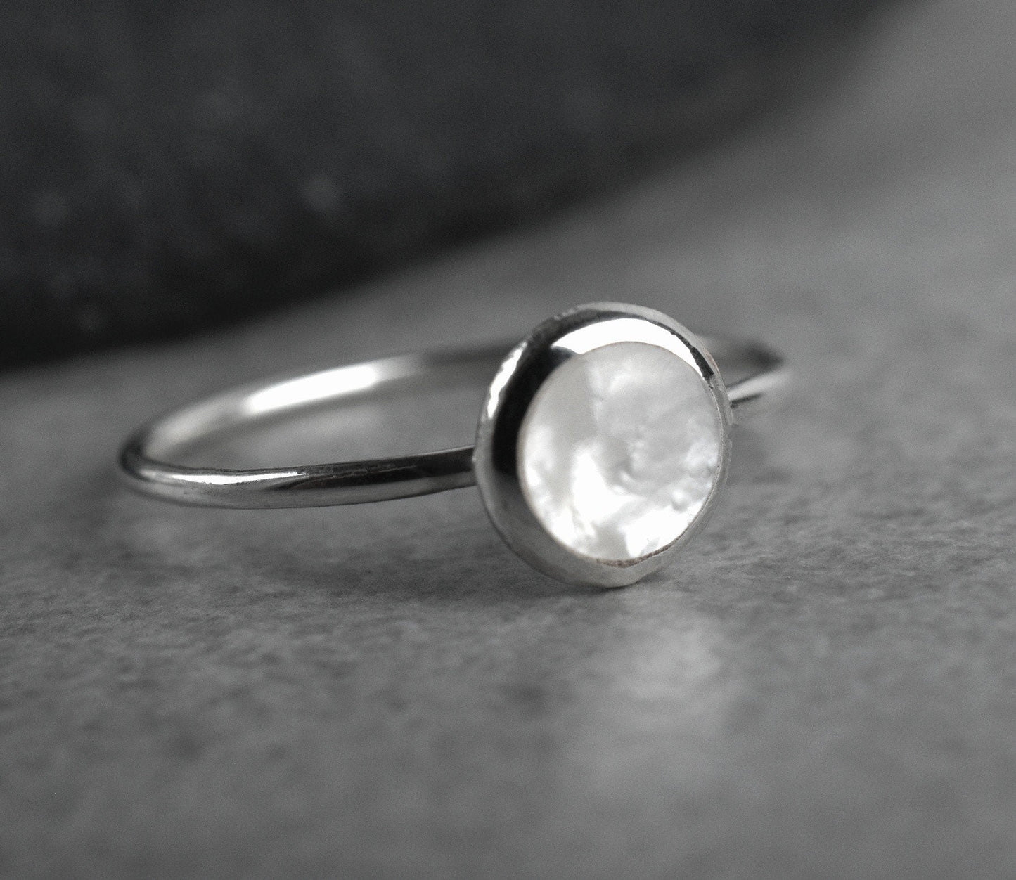 Pearl Ring - 925 Sterling Silver Elegant Maritime Jewelry
