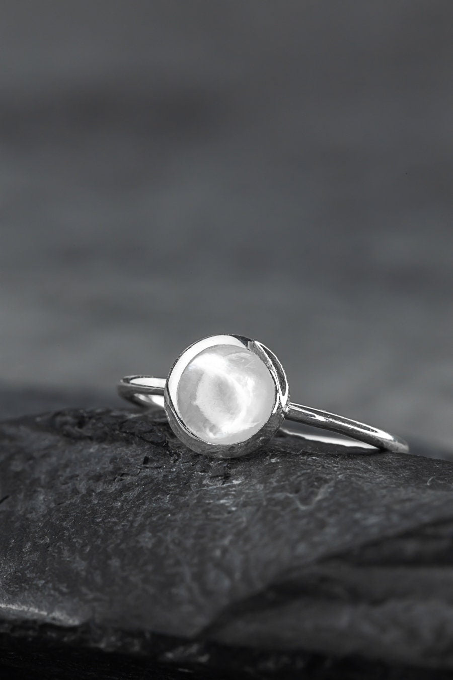 Pearl Ring - 925 Sterling Silver Elegant Maritime Jewelry