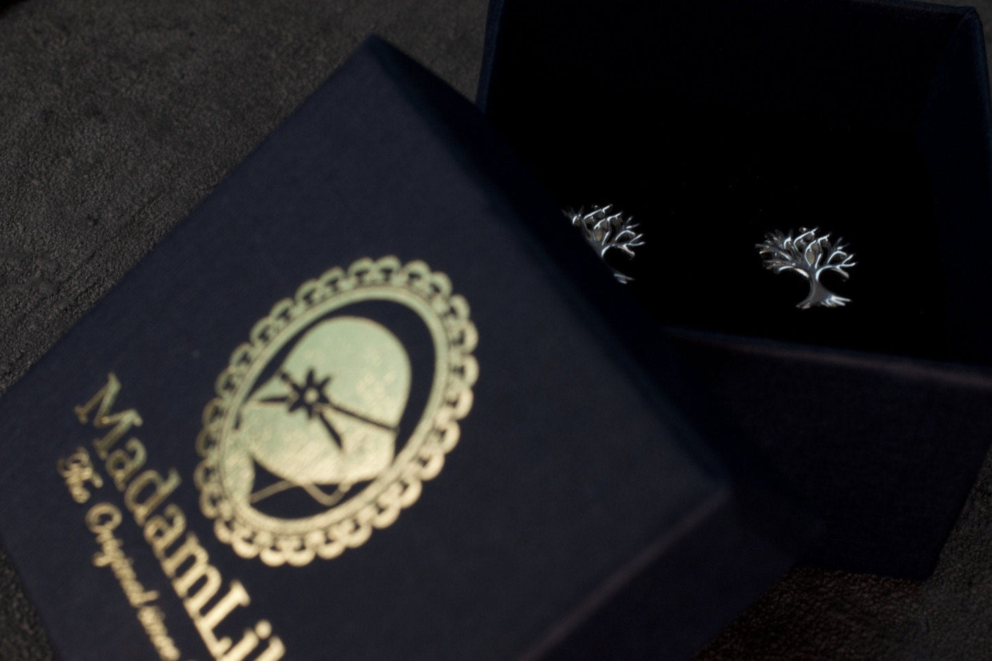 Living Tree Mini Stud Earrings - 925 Sterling Silver Minimalist…