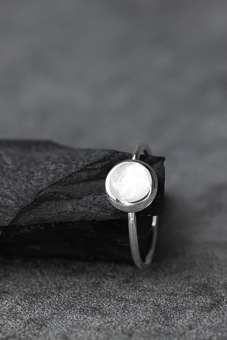 Pearl Ring - 925 Sterling Silver Elegant Maritime Jewelry