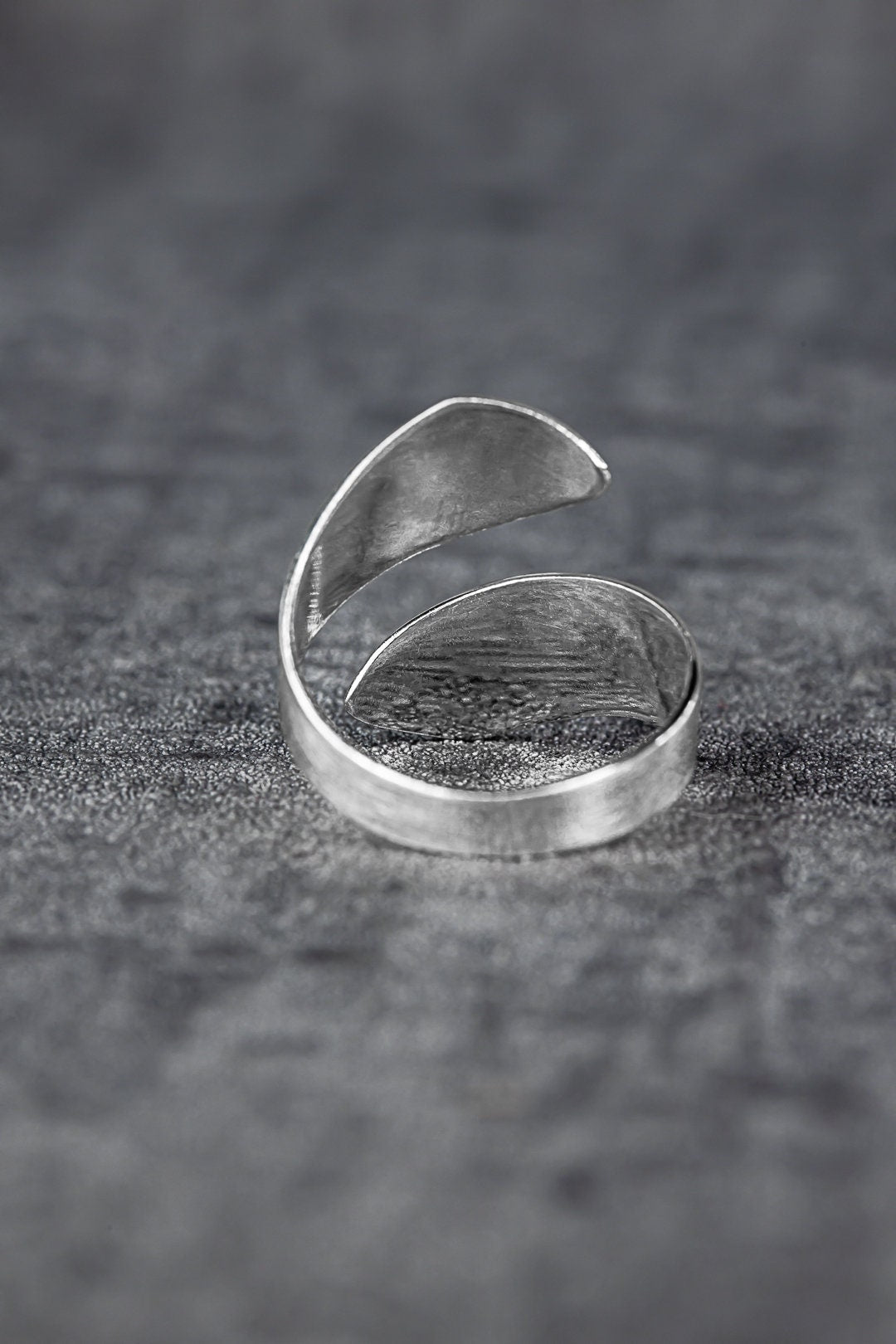 Winding ring spiral ring - 925 sterling silver size adjustable…