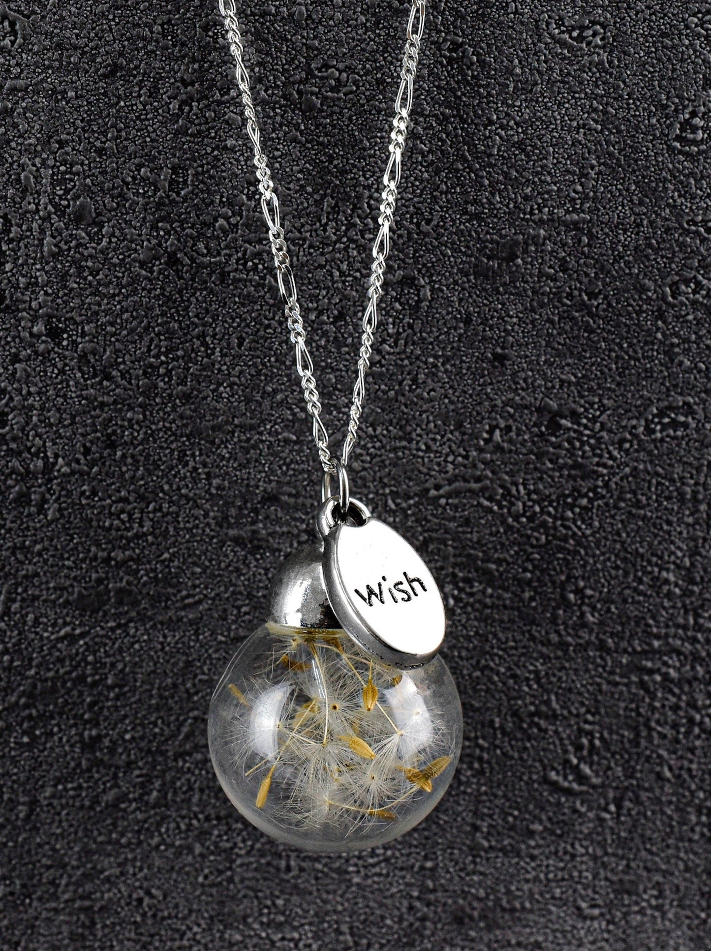 Pustflumen Chain 925 Sterling Silver Wish wish you what terrarium…