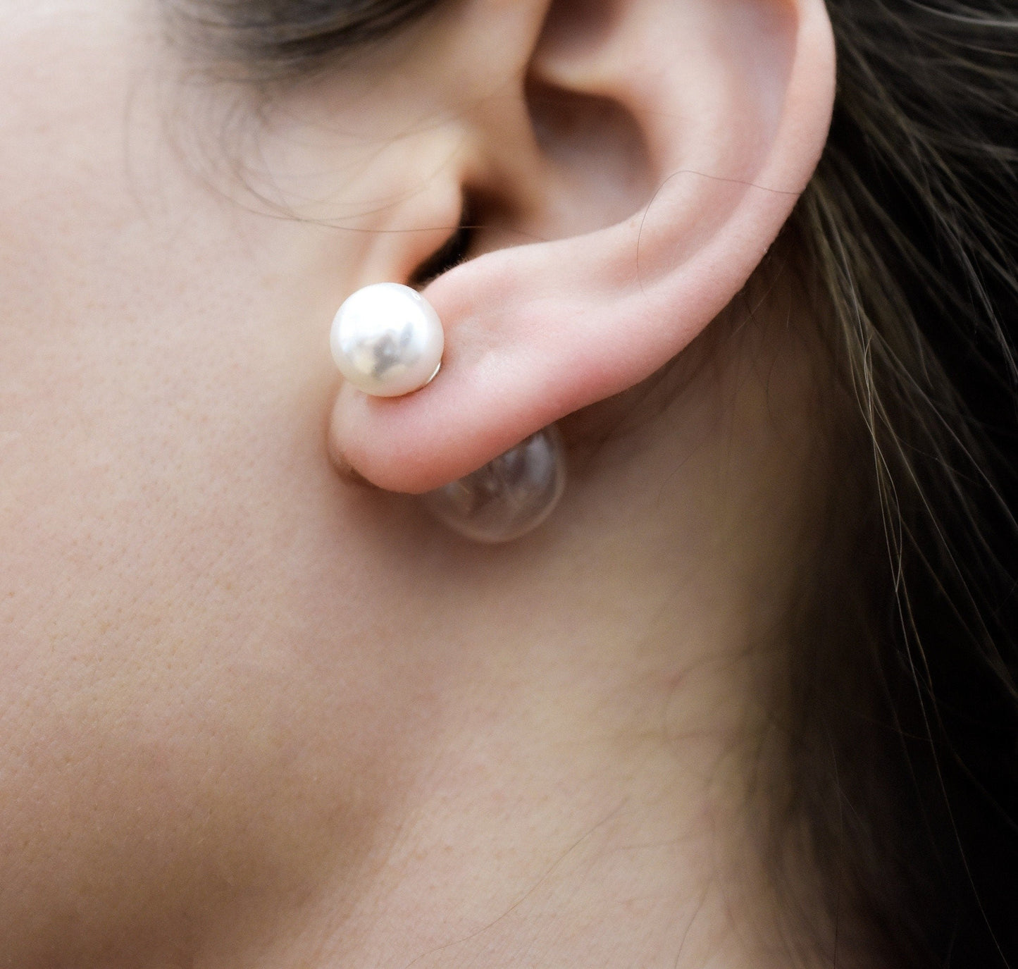 Double ear plug beads and puff flowers - elegant terrarium botanical…