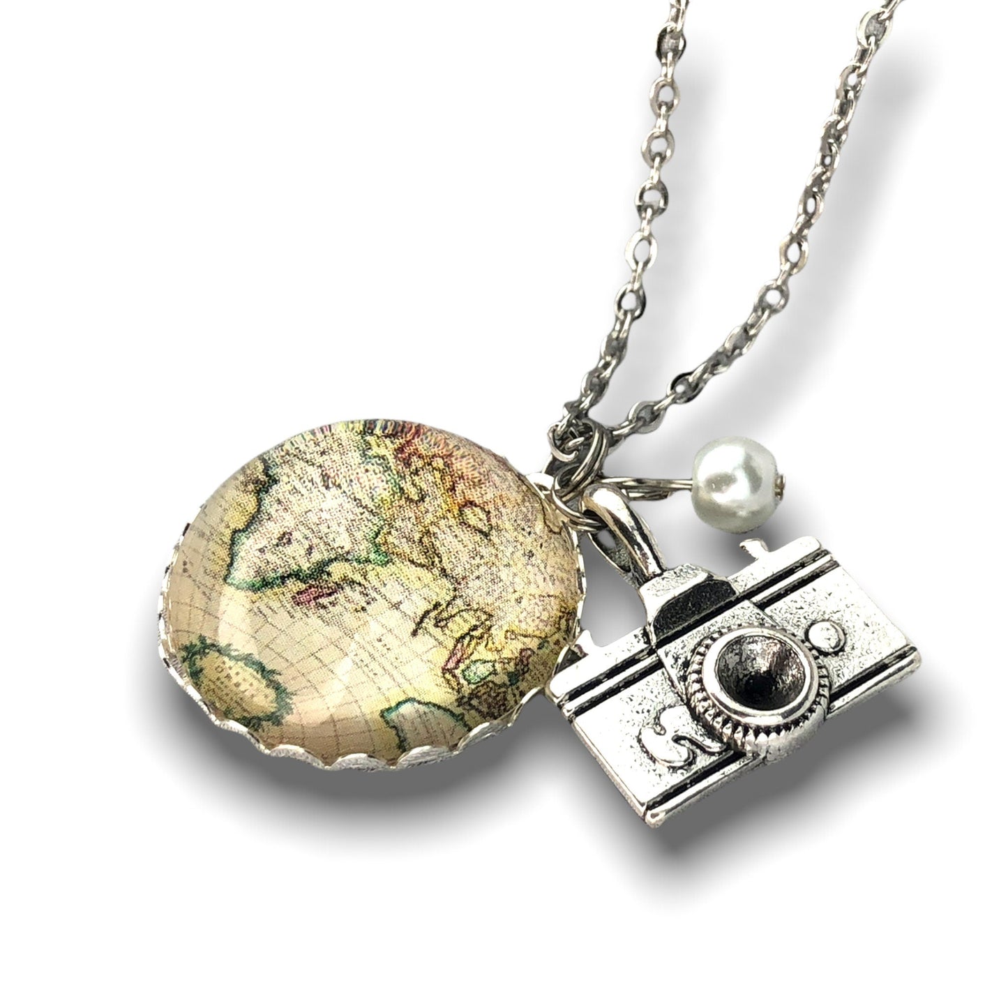 World Travel Wanderlust Globetrotter Hiker Chain - Wanderlust…