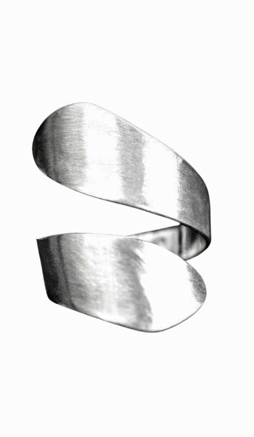 Winding ring spiral ring - 925 sterling silver size adjustable…