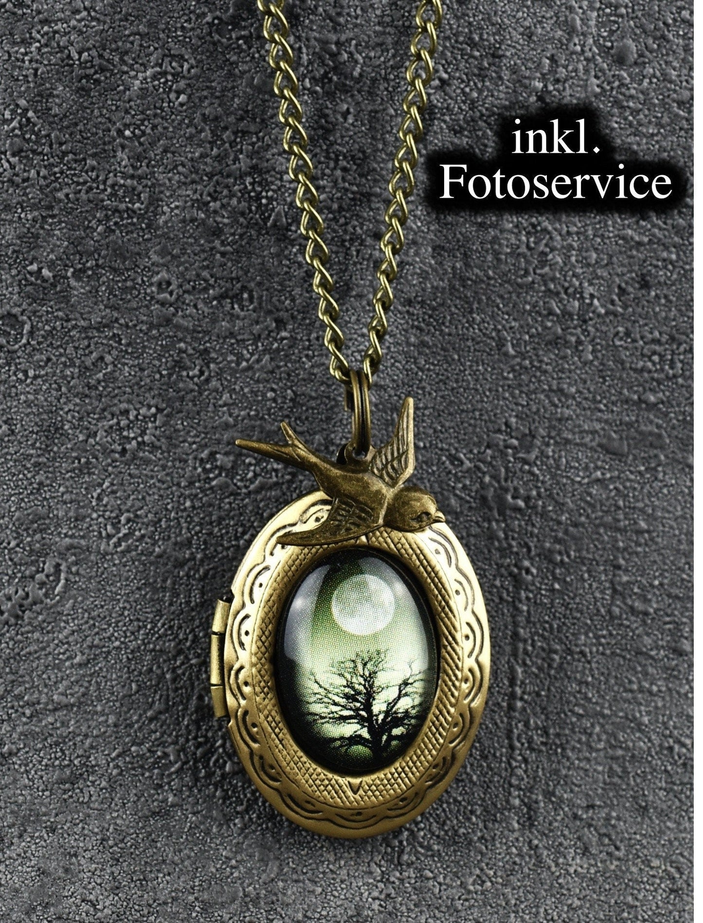 Photoservice Includes Personalizable Mystic Forest Swallow Photomed…