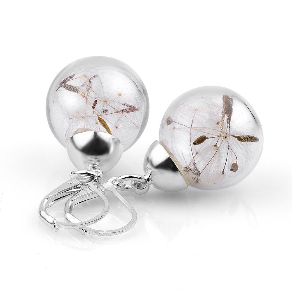 Dandelion Earrings - Wish You Was Earrings - Floral Minimalist…