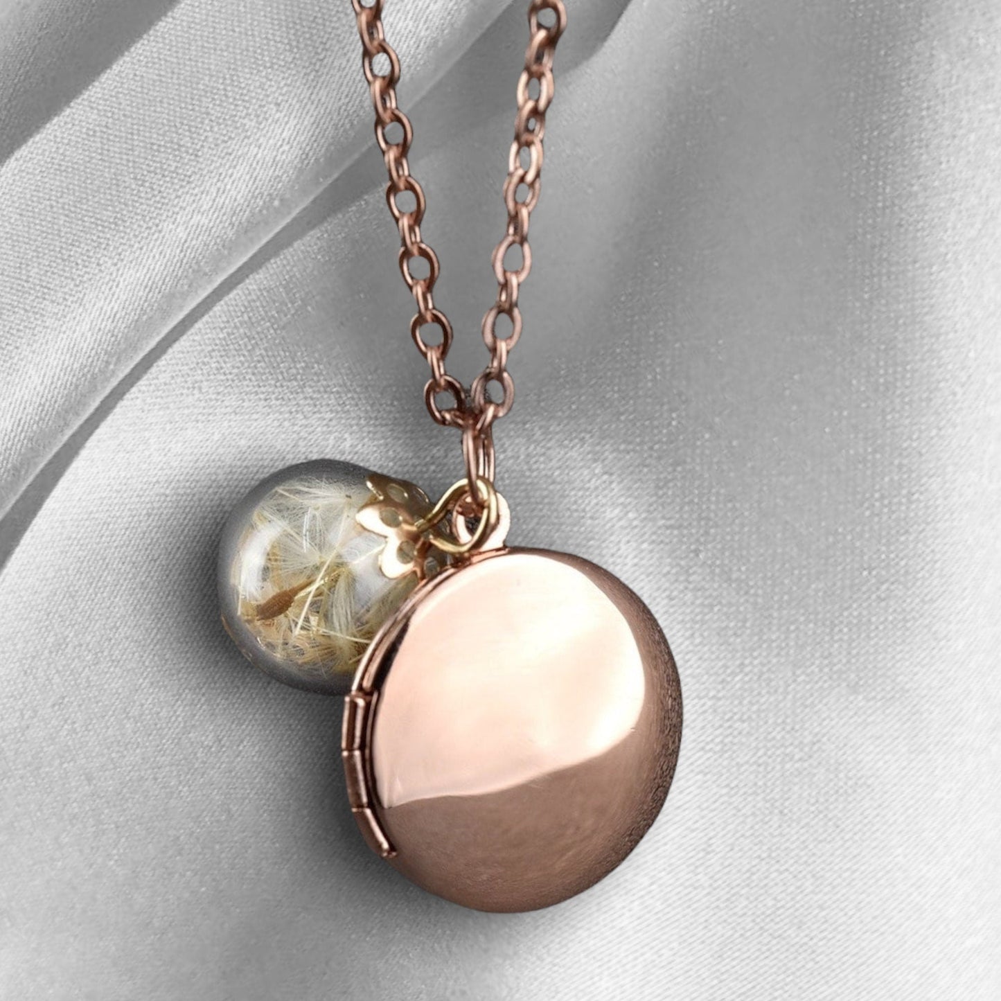 Rosegold Gold Plated Photo Dailly Chain with Pustflumen…