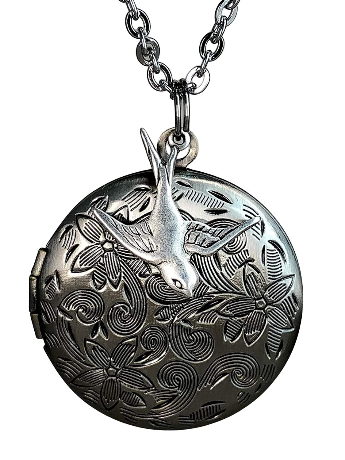 Altsilber photo medallion necklace incl. Photoservice + engraving