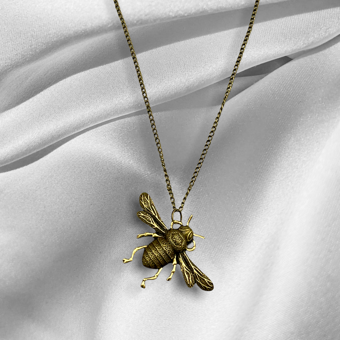 Transformation — Bronze Beetle chain in vintage style - Inspired by…