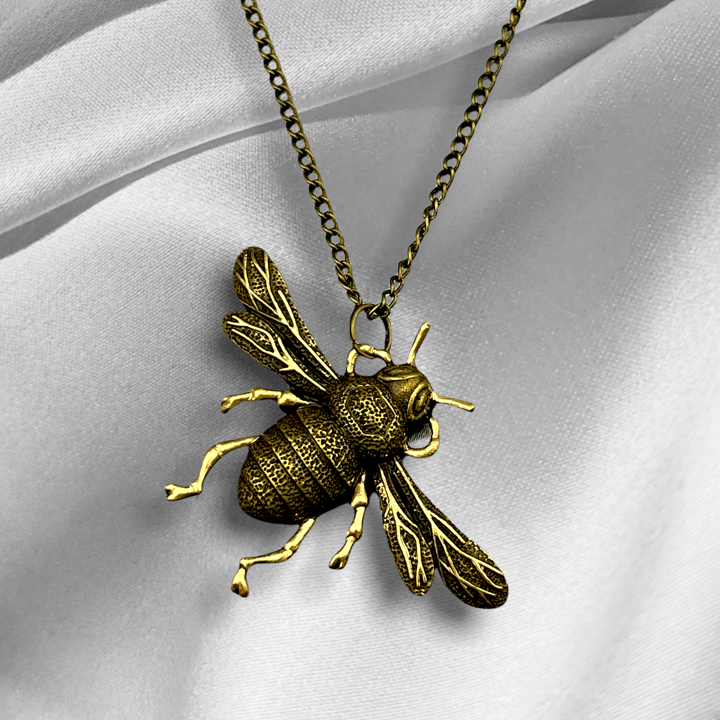 Transformation — Bronze Beetle chain in vintage style - Inspired by…
