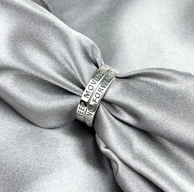 Keep Moving Forward — Ring - 925 Sterling Silver