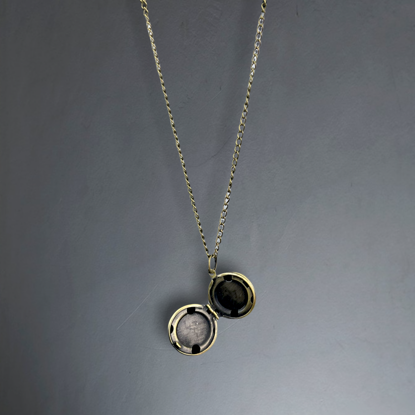 Bronze chain with mini ball FotoDAILLON in vintage style - gift idea…