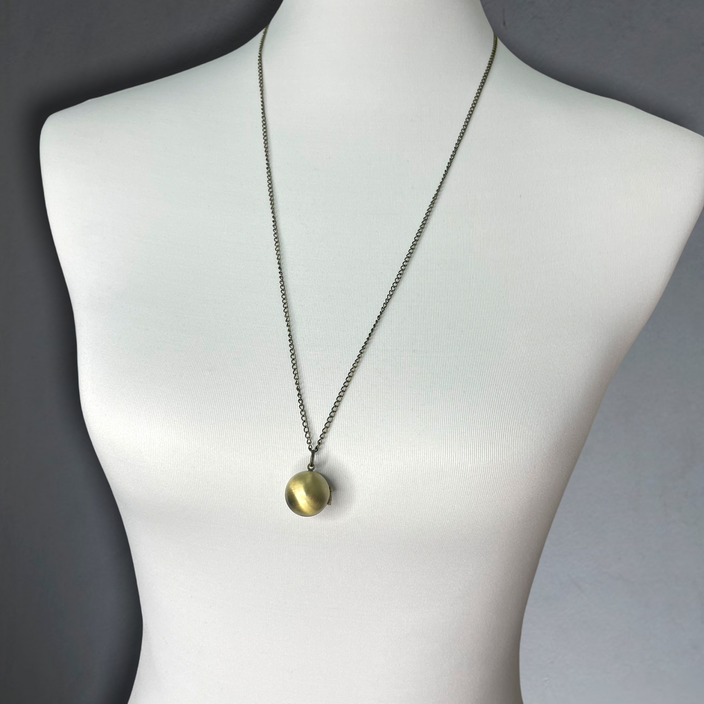 Bronze chain with mini ball FotoDAILLON in vintage style - gift idea…
