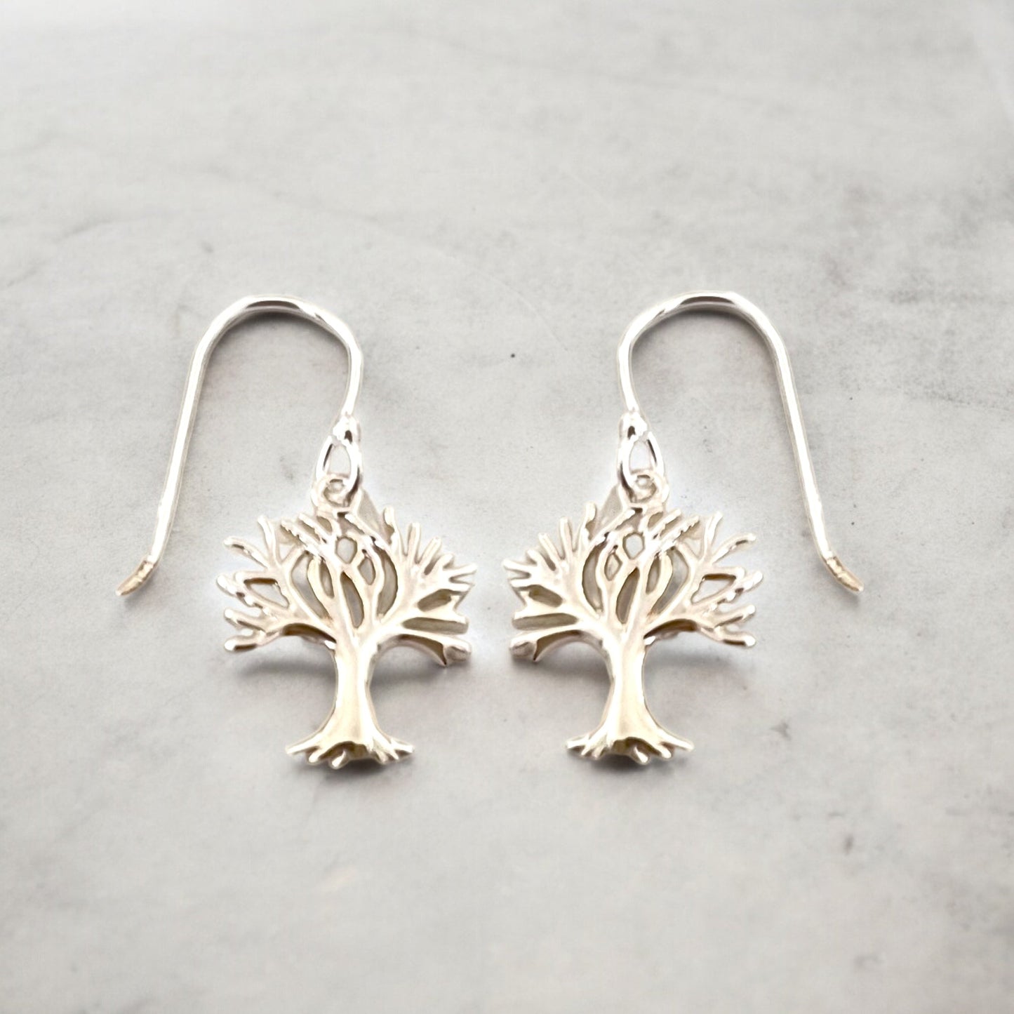 925 Sterling Silver Tree of Life Earrings – Hypoallergenic, 26mm…