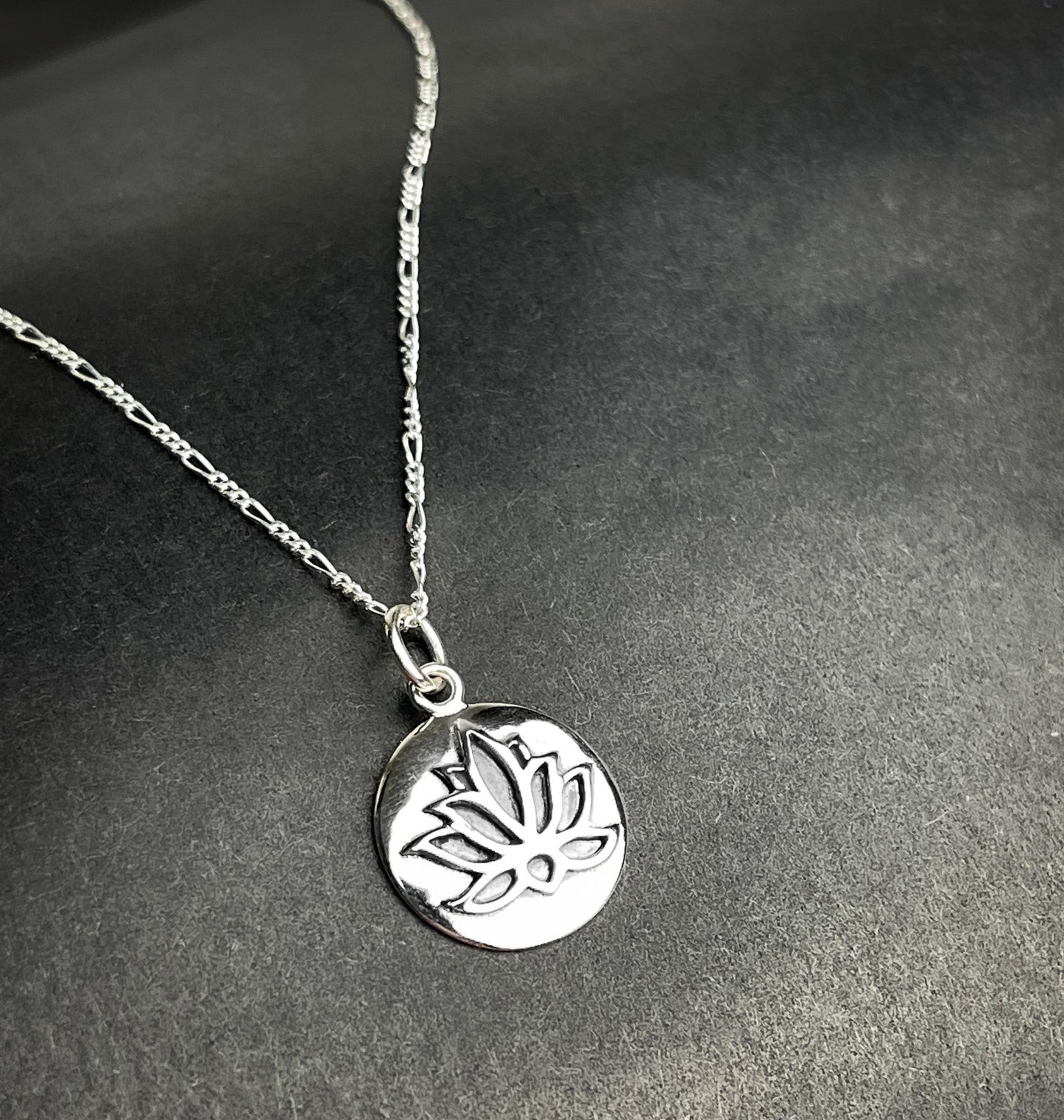 Lotus Pendant Necklace - 925 Sterling Silver