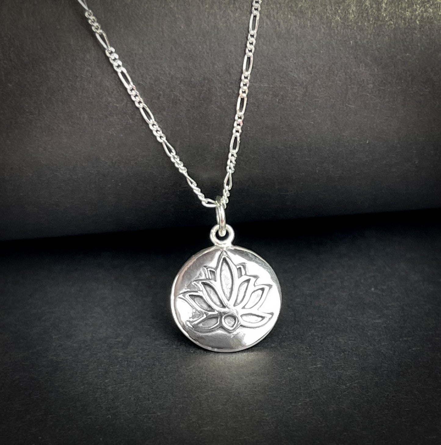Lotus Pendant Necklace - 925 Sterling Silver