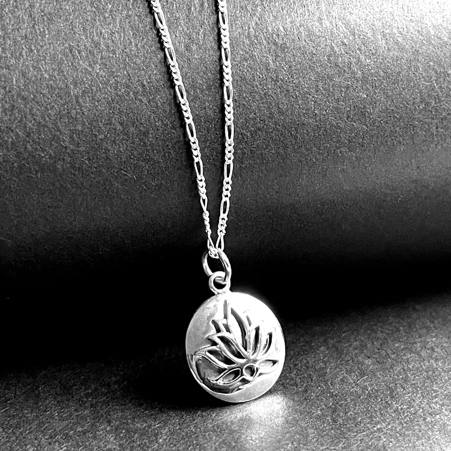 Lotus Pendant Necklace - 925 Sterling Silver