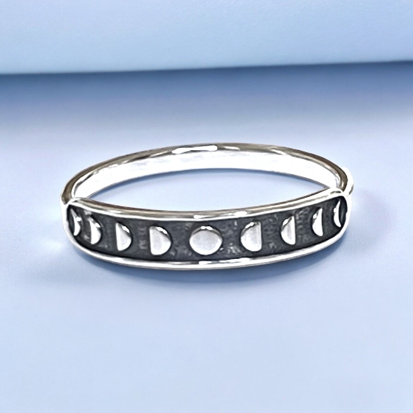 Moon Phase Ring made of 925 Sterling Silver - Available in multiple…