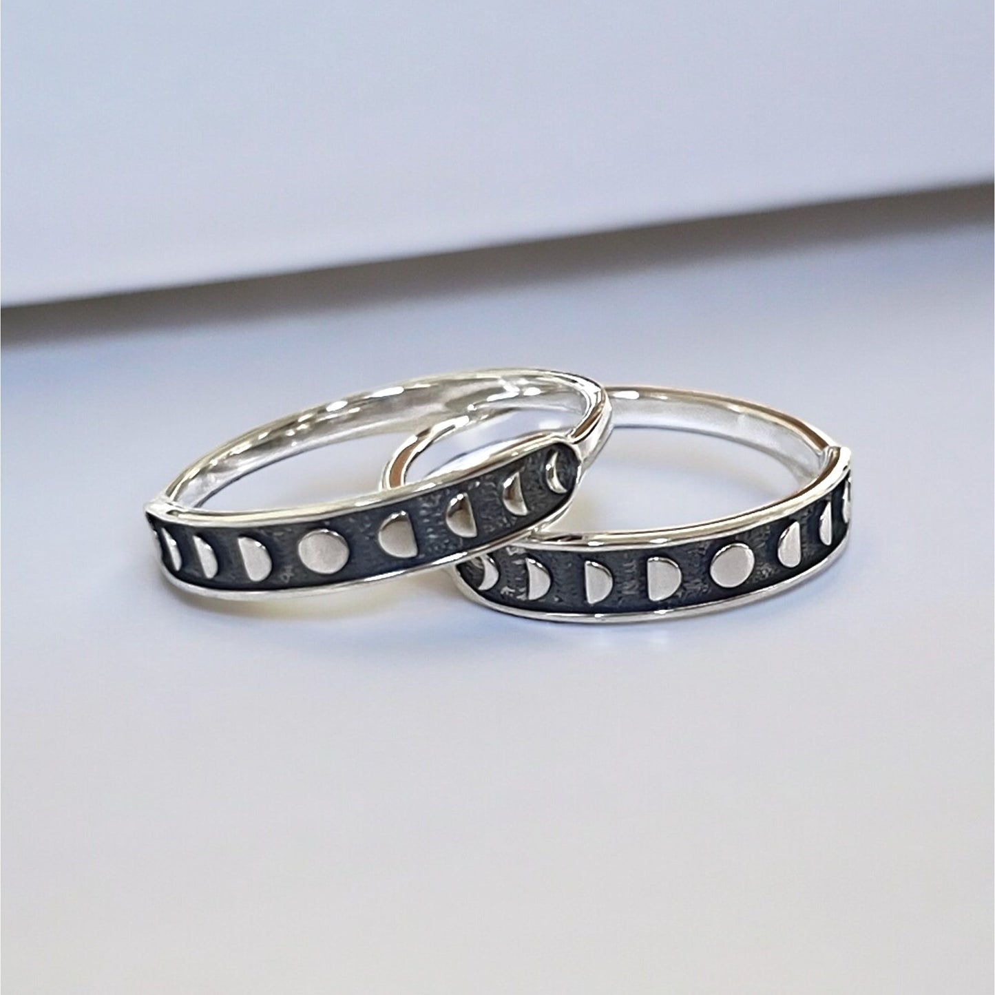 Moon Phase Ring made of 925 Sterling Silver - Available in multiple…