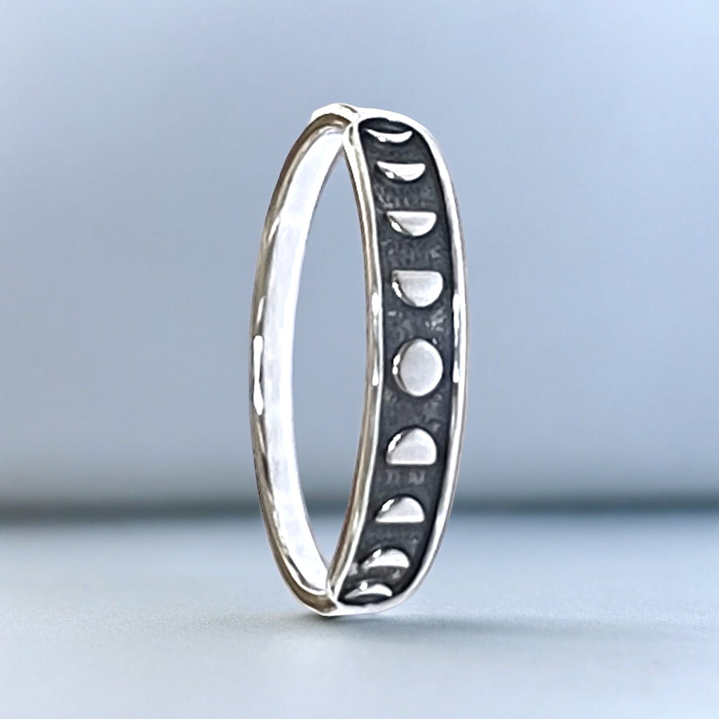 Moon Phase Ring made of 925 Sterling Silver - Available in multiple…