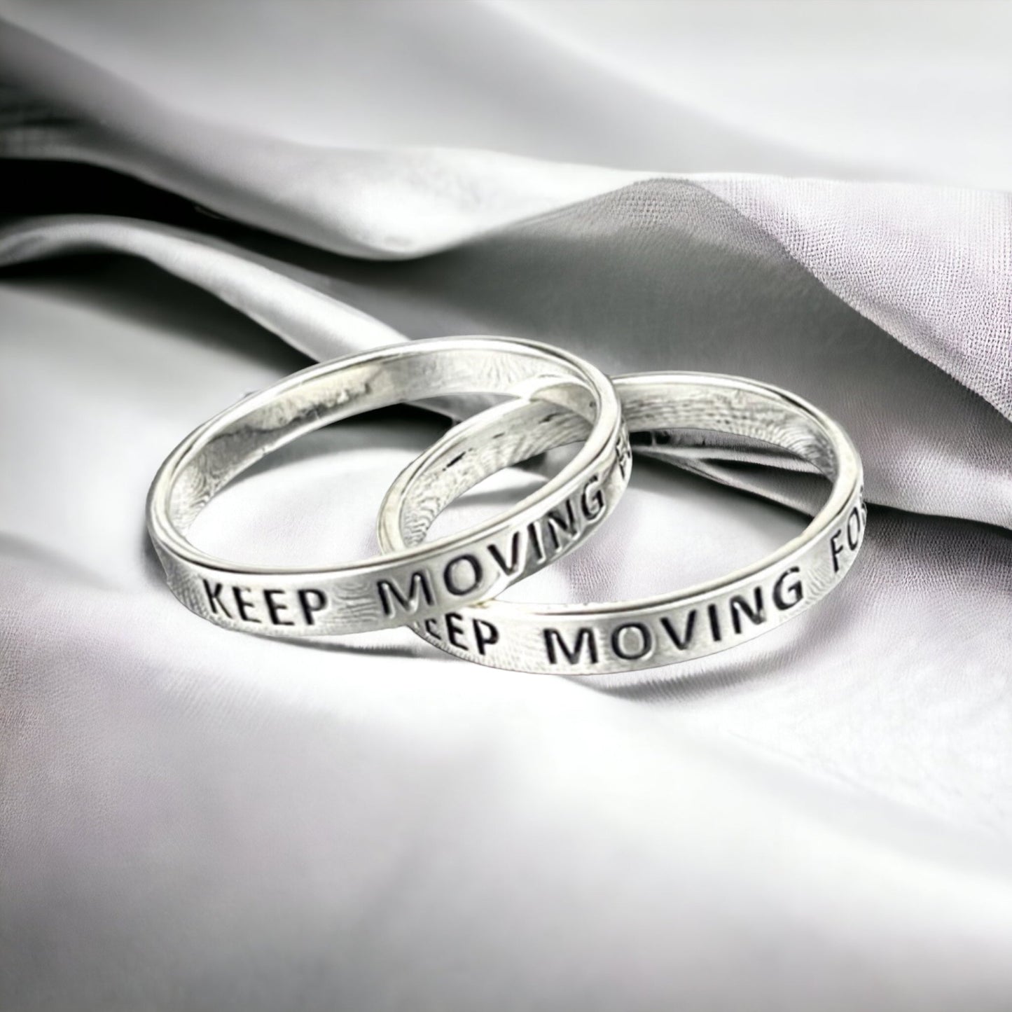 Keep Moving Forward — Ring - 925 Sterling Silver