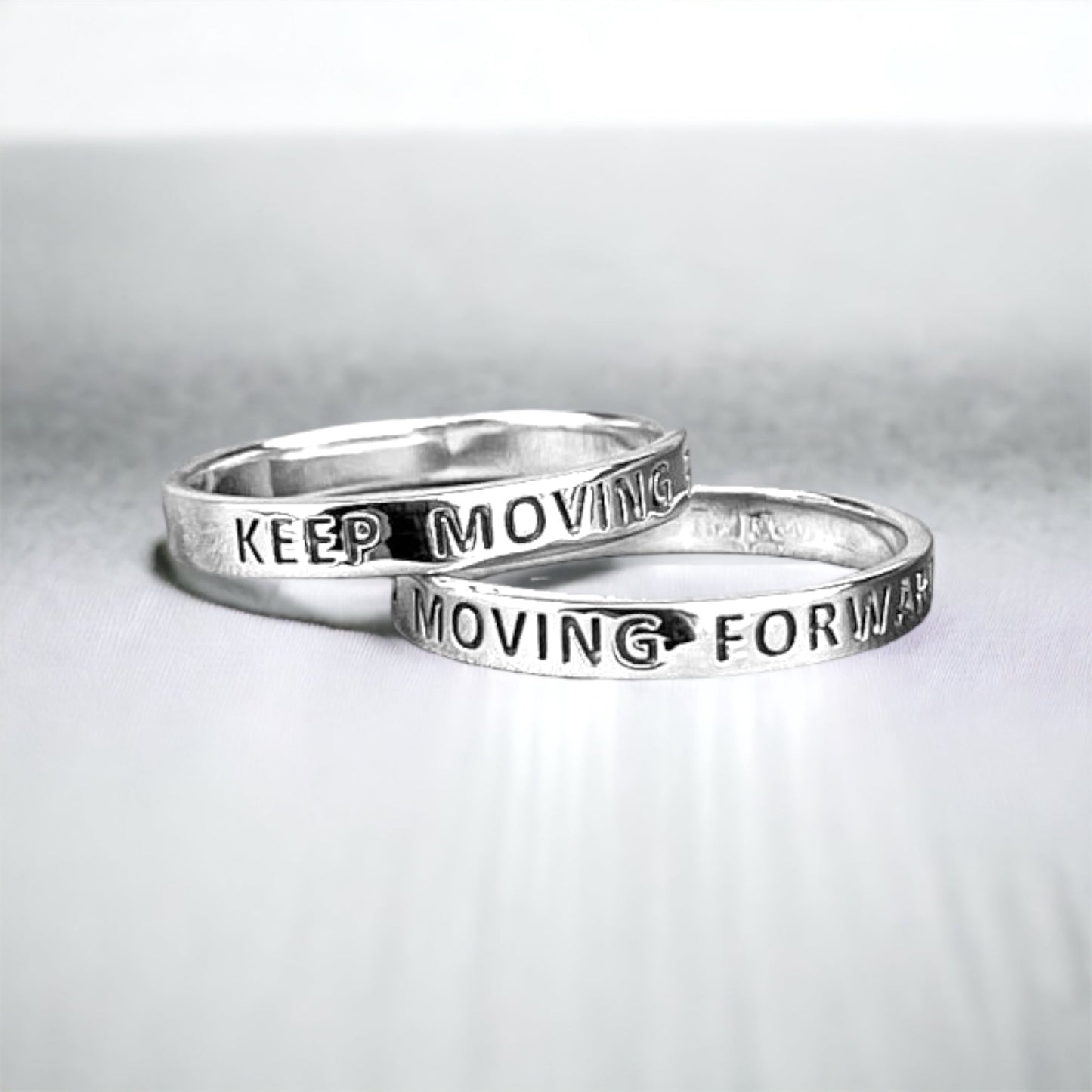 Keep Moving Forward — Ring - 925 Sterling Silver