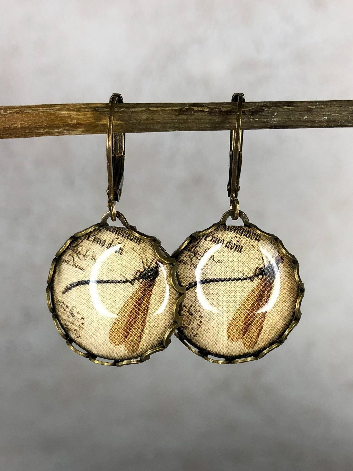 Naturalist Earrings in Vintage Style VINOHR-72