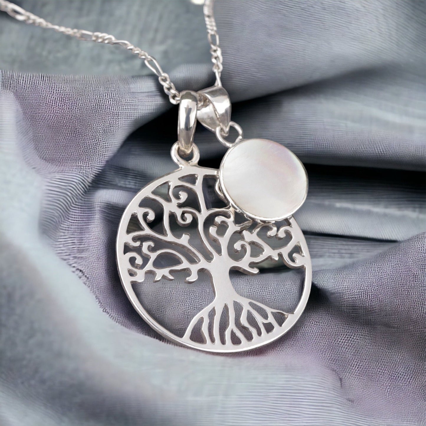 Grob & Pearl 925 Silver Chain - Maritim Nature Jewelry Elegant Necklace