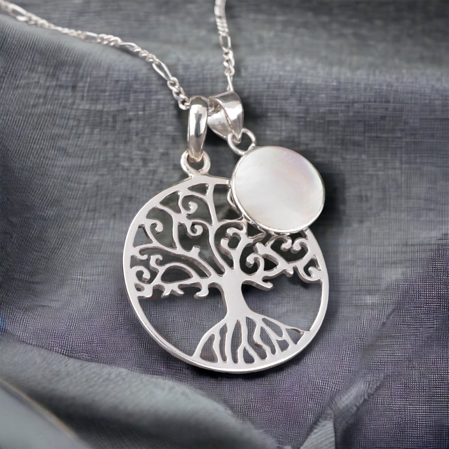 Grob & Pearl 925 Silver Chain - Maritim Nature Jewelry Elegant Necklace