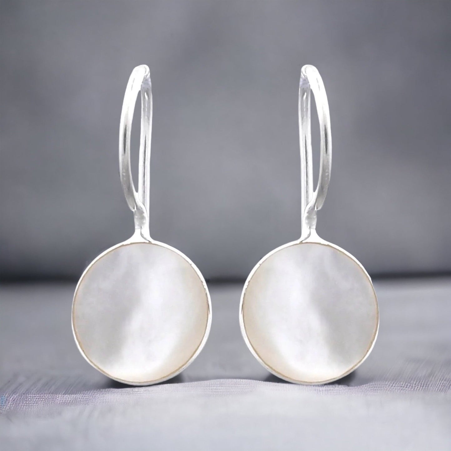 Pearl Earrings Dainty Silver Luxury Minimalist Jewelry In White — 57