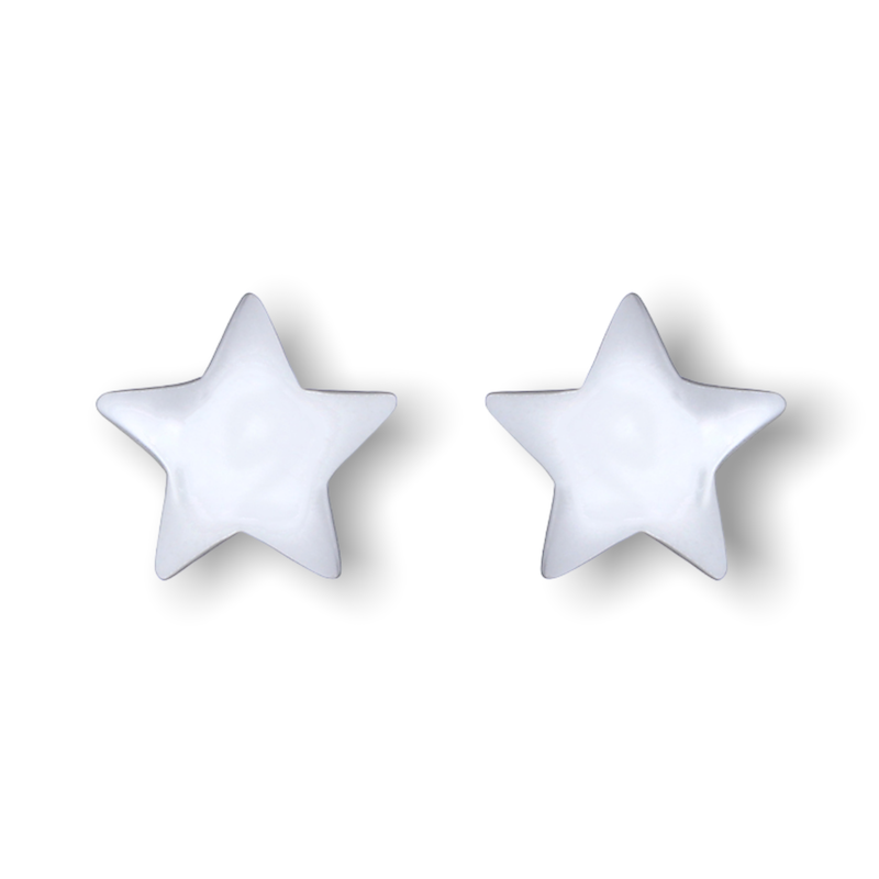 stars — Mini 925 sterling silver stud earrings