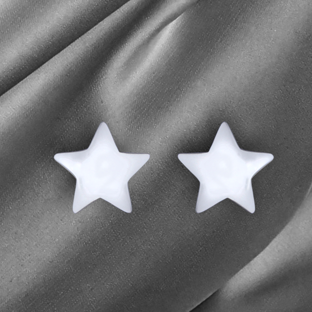 stars — Mini 925 sterling silver stud earrings