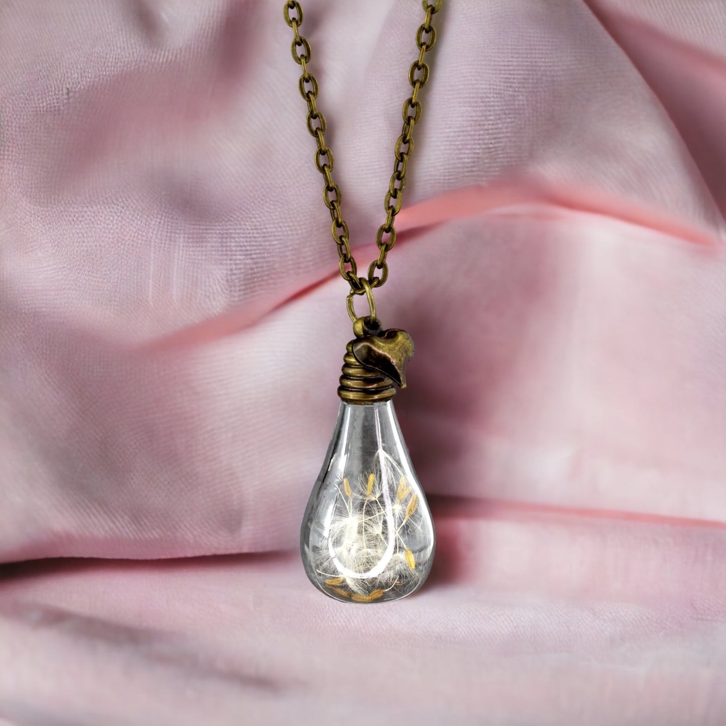 Real Dandelion Bronze Chain - VIK