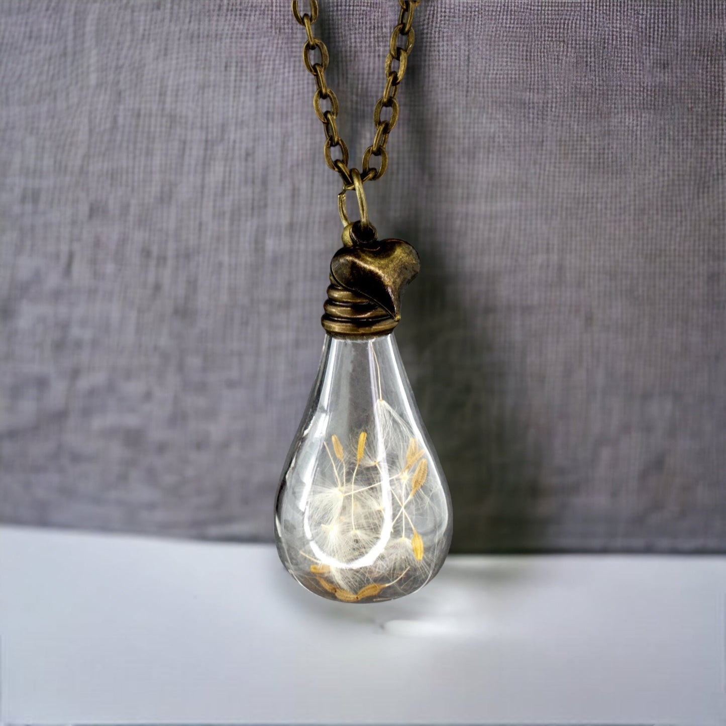 Real Dandelion Bronze Chain - VIK