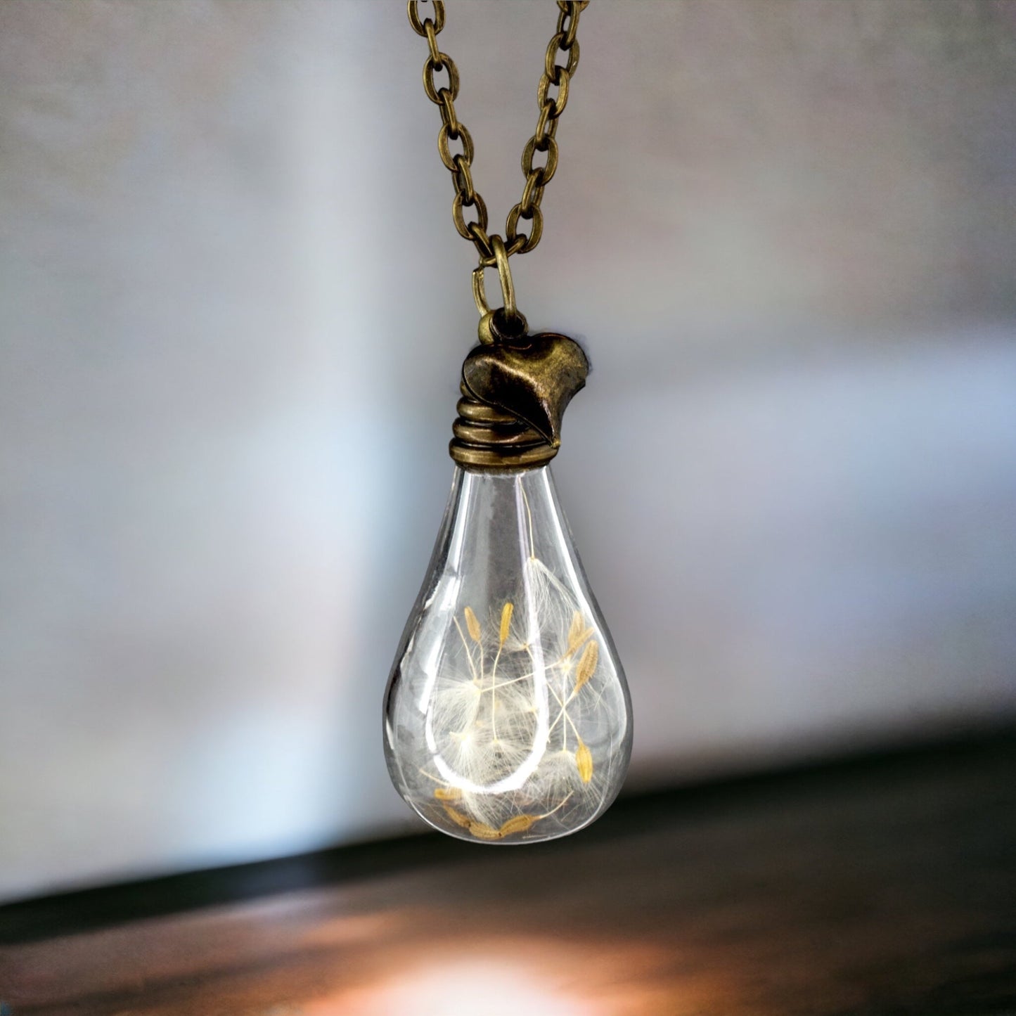 Real Dandelion Bronze Chain - VIK