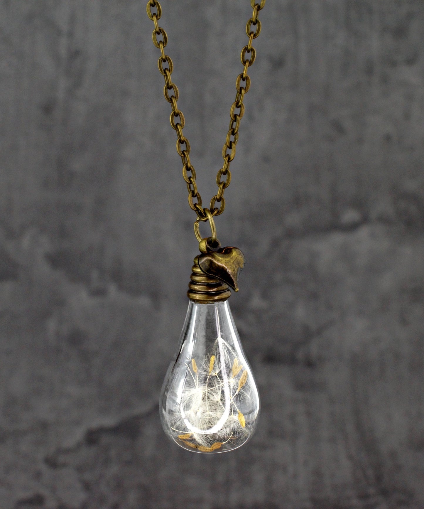 Real Dandelion Bronze Chain - VIK