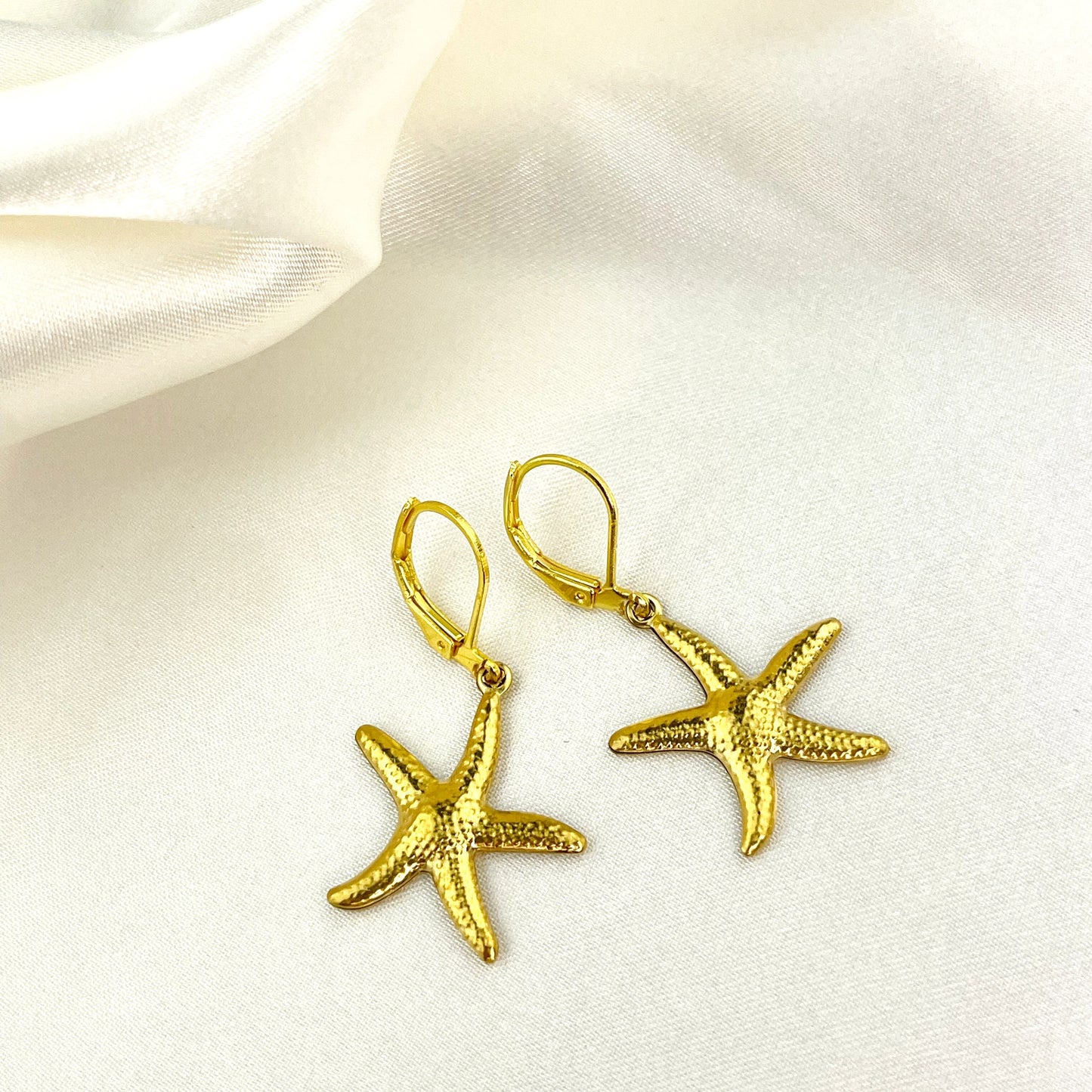 Starfish Earrings Gold Plated &amp; Silver Plated
