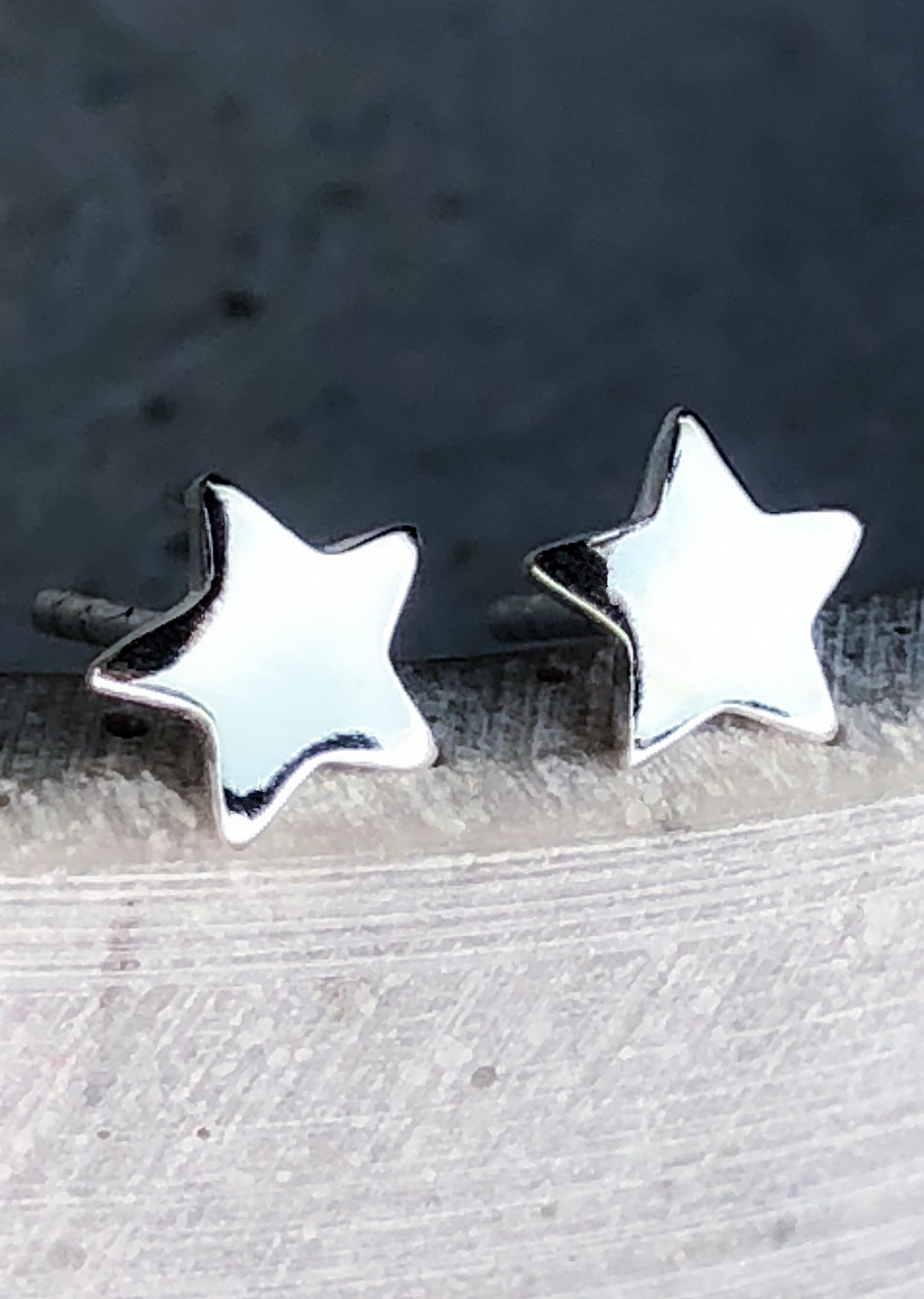 stars — Mini 925 sterling silver stud earrings