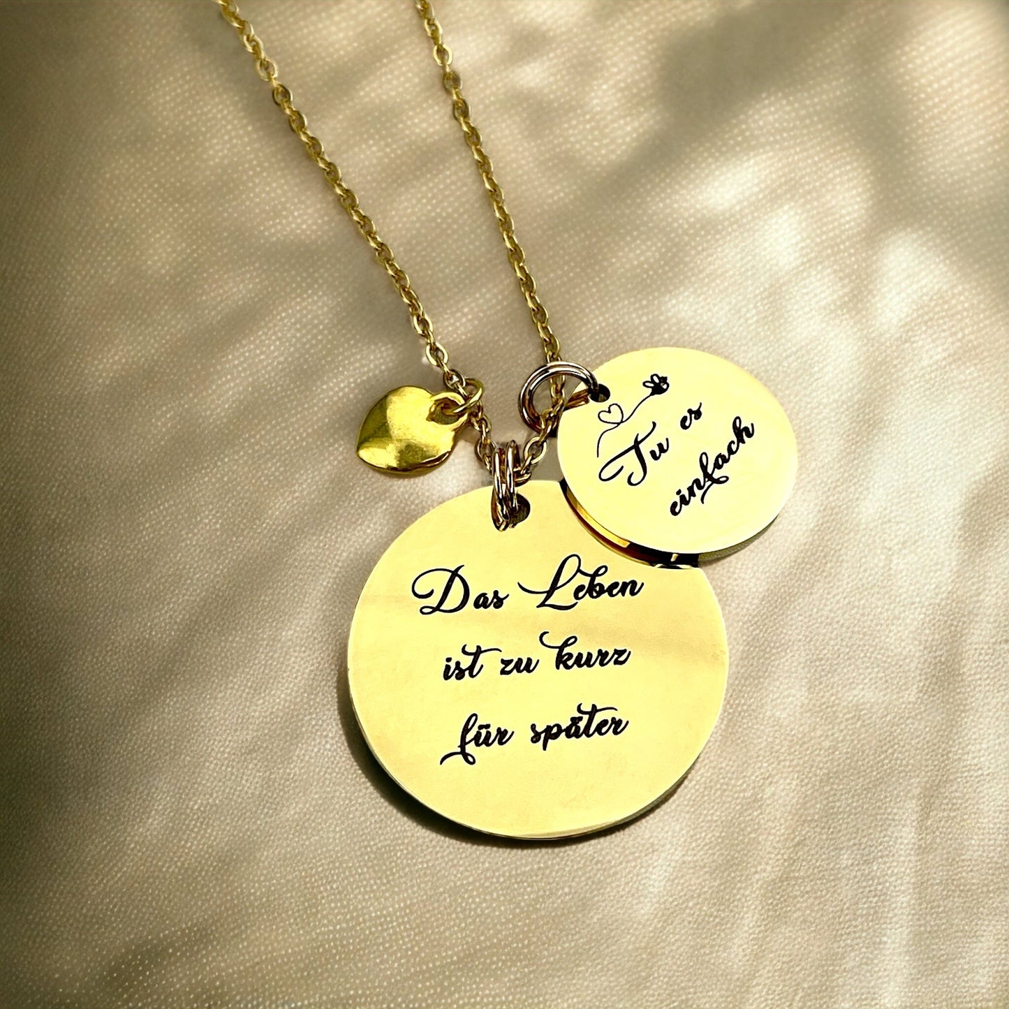 Personalizable gold-plated engraving chain made of stainless steel…