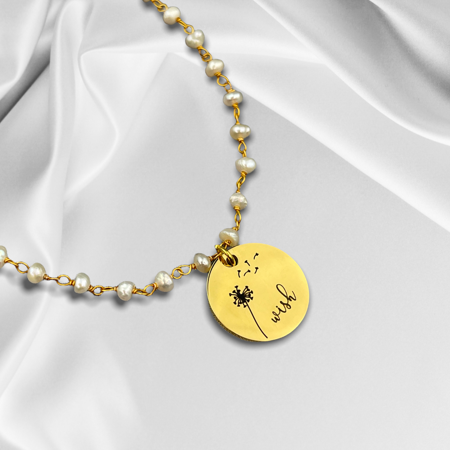Freshwater Pearl Bracelet Personalized with Engraving RETARM-42