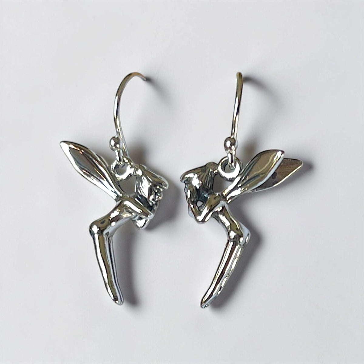 925 Sterling Silver Magic Fairy Earrings, 2.5 cm, Hypoallergenic, Nickel- and Lead-Free