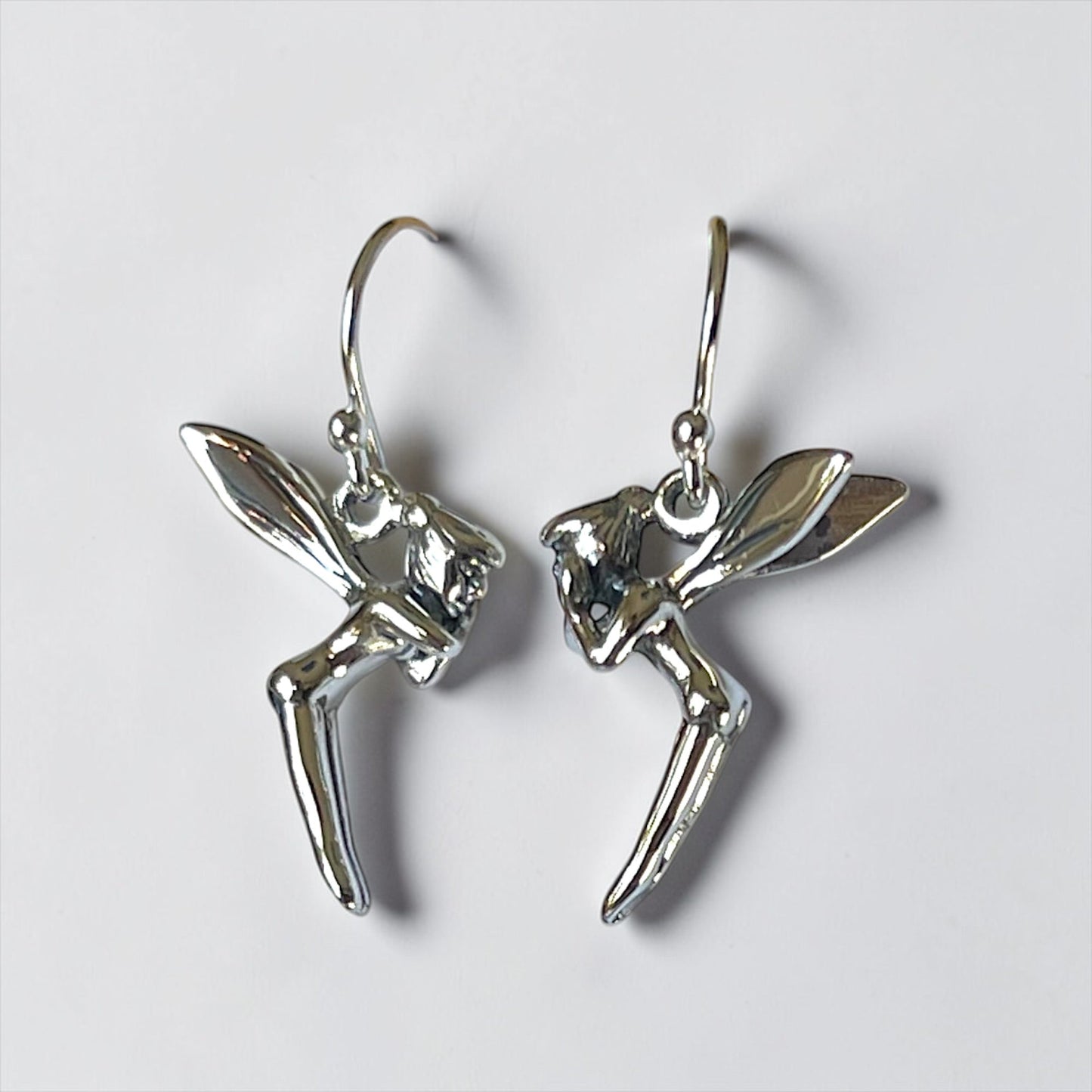 925 Sterling Silver Fairy Earrings, 2.5cm, Hypoallergenic, Nickel…